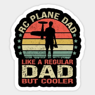 RC Plane Dad Sticker